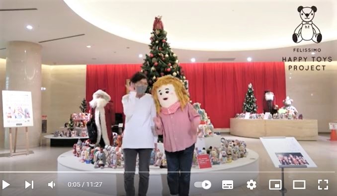 フェリシモ『クチュリエ・テンちゃんねる』でハッピートイズおひろめ展示をレポートしていただきました！